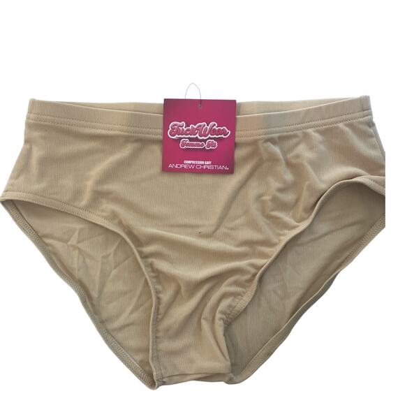 Andrew Christian Tuck Wear Compression Gaff Sand Medium - Picture 6 of 9